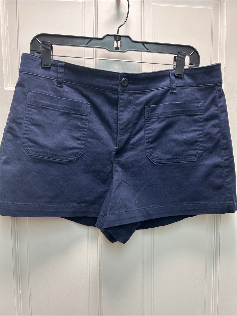 J. Crew Navy Cotton Blend Pocket Shorts NWT
